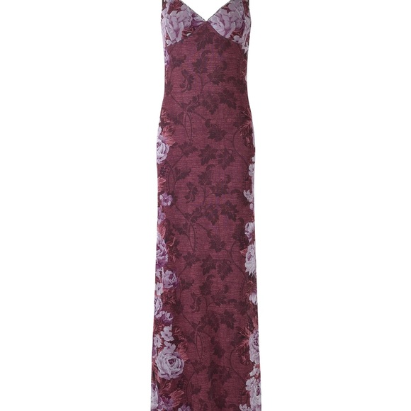 Tiger Mist Mauve Floral Maxi Dress - Picture 6 of 6